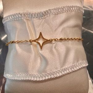 Gold costume bracelet